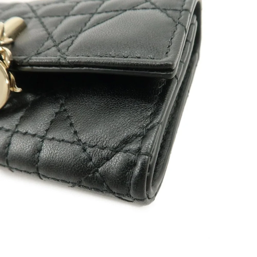 ❤️Authentic Christian Dior Canage Leather Compact Wallet❤️